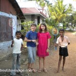 Inde du sud cochin enfants jumeaux