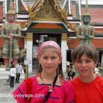 Thailande Bangkok temple jumeaux